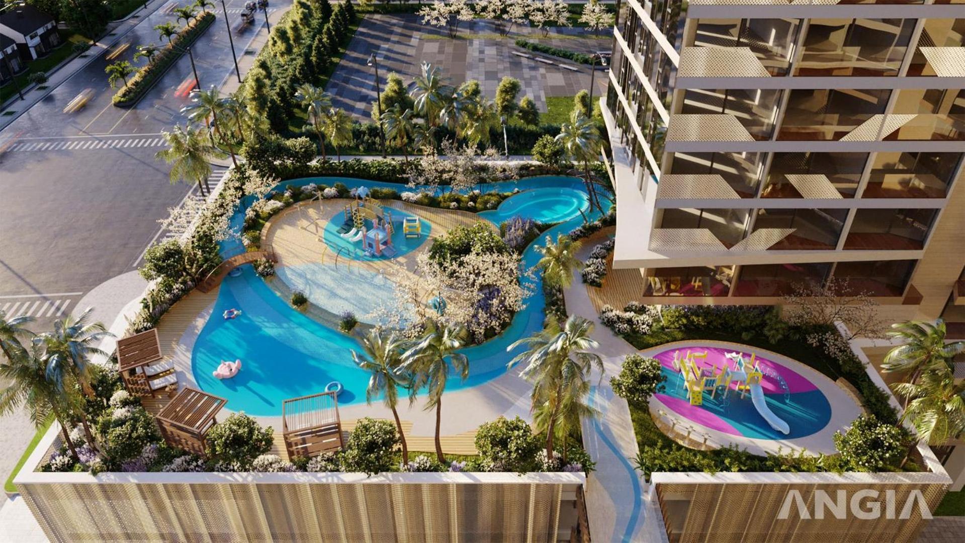 Căn Hộ The Sóng Vũng tàu Apartment infinity pool children's water park free Exterior foto