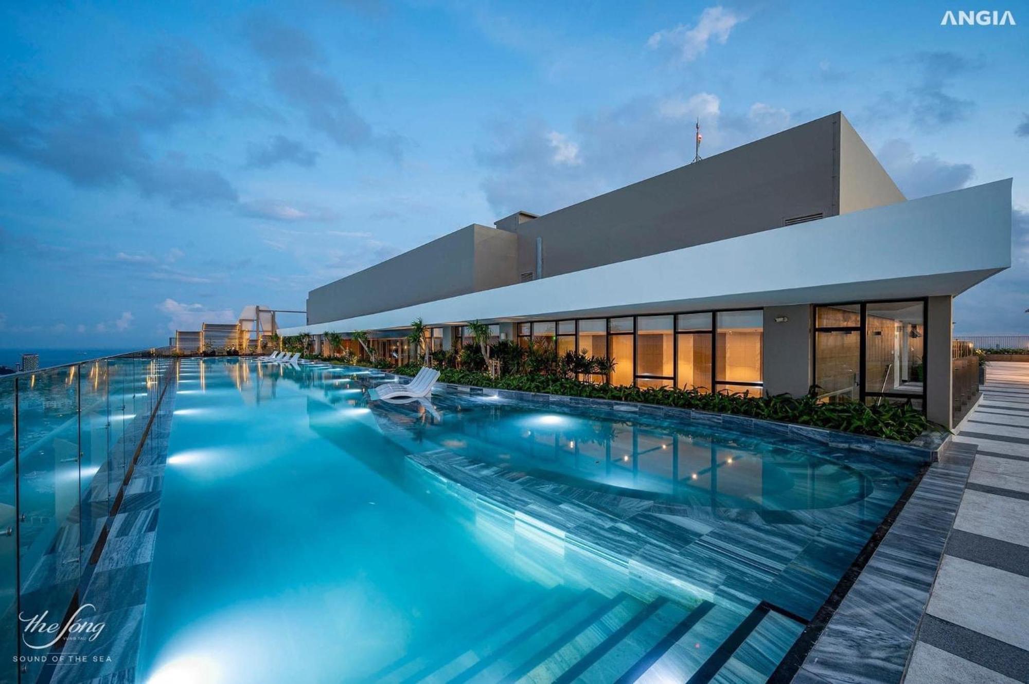 Căn Hộ The Sóng Vũng tàu Apartment infinity pool children's water park free Exterior foto